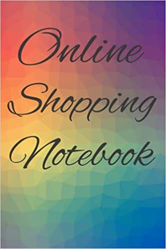 Online Shopping Tracker Notebook: 100 Page Shopping Tracker 6x9 Notebook indir