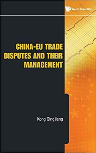 CHINA-EU TRADE DISPUTES AND THEIR MANAGEMENT indir