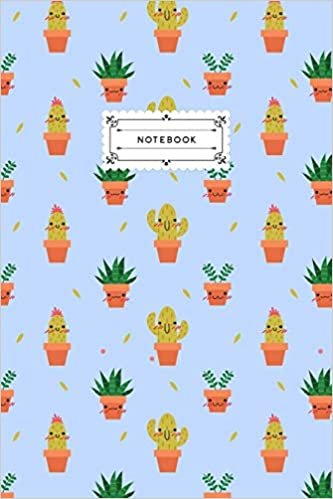 Notebook: Funny Cacti Lined Journal Notebook, 120 pages (6x9")