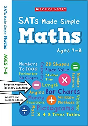 Maths practice and revision activities for children ages 7-8 (Year 3). Perfect for Home Learning. (SATs Made Simple) indir