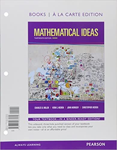 Mathematical Ideas with Integrated Review, Books a la Carte Edition, Plus Mylab Math Student Access Card and Sticker indir