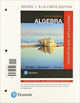 Intermediate Algebra: Concepts and Applications, Loose-Leaf Edition Plus Mylab Math with Pearson Etext -- 18 Week Access Card Package indir
