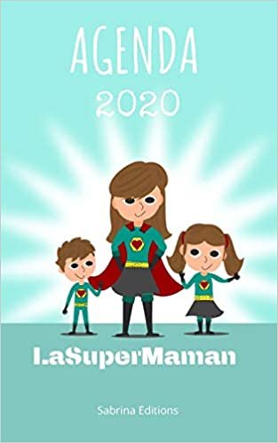 Agenda 2020 LaSuperMaman Sabrina Editions: une semaine par double page