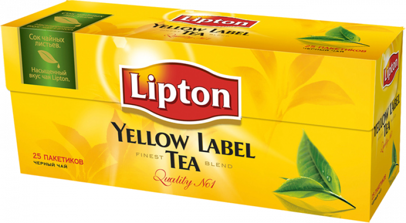 Чай ТМ Lipton Yellow Label 25*2г