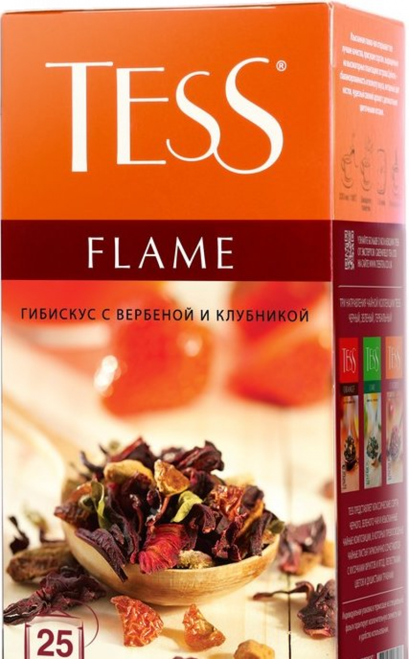 Чай ТМ TESS Flame 25 пакетов