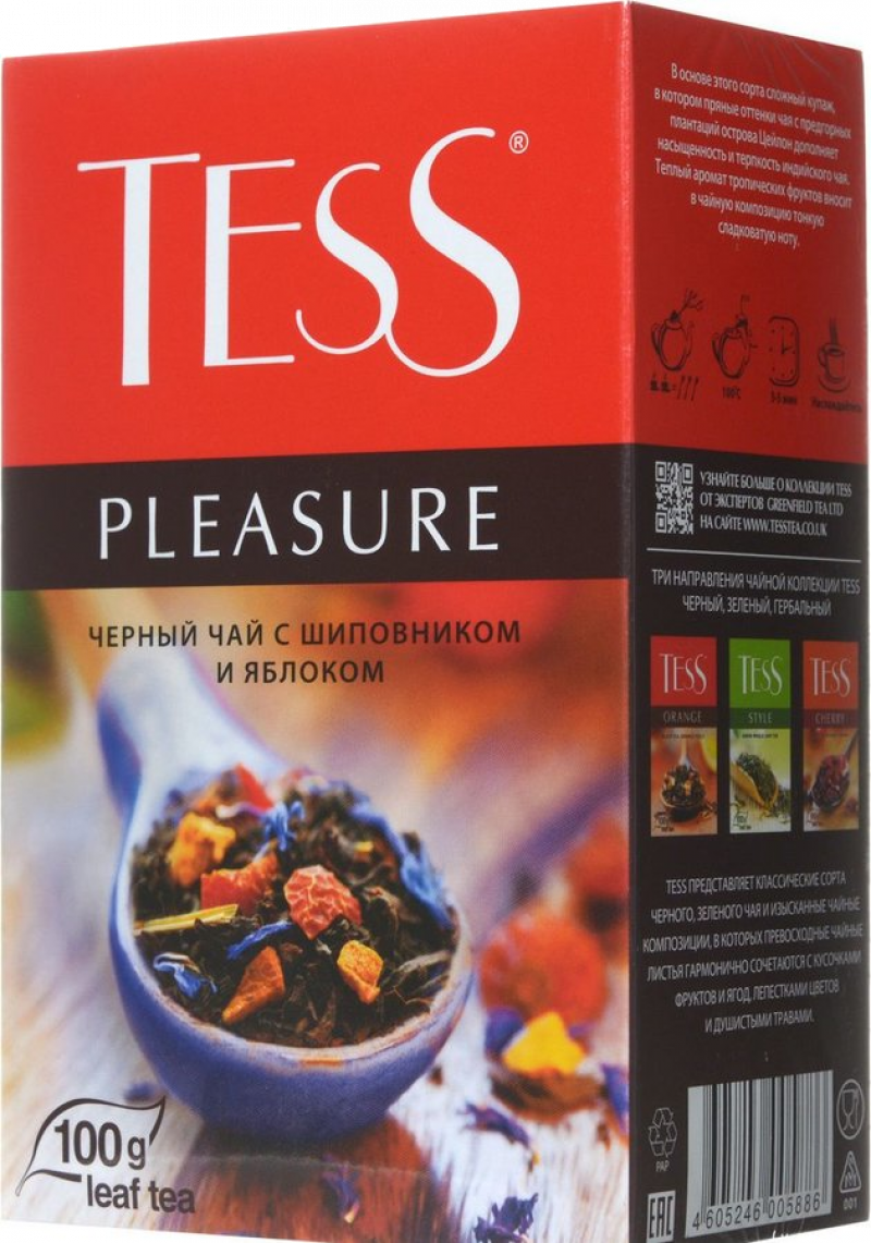 Чай ТМ TESS Pleasure 100г