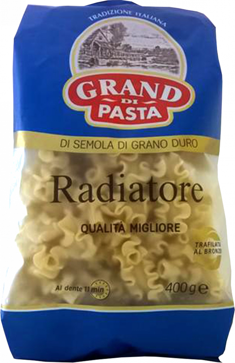 Макаронные изделия ТМ Grand di Pasta RADIATORE (радиаторе) 0.4кг