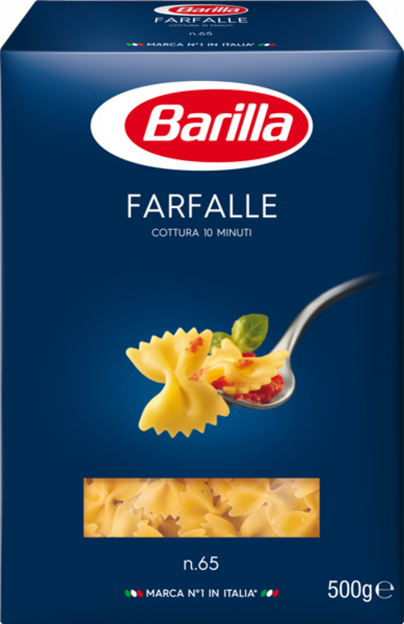 Макаронные изделия ТМ Barilla Фарфалле (Farfalle) 0,5кг