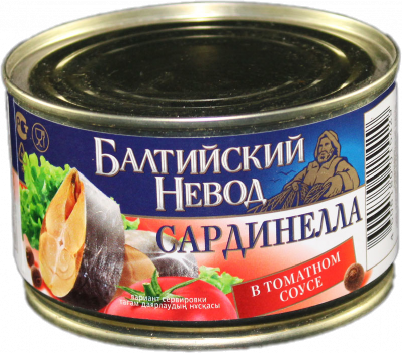 Сардинелла ТМ Балтийский невод в томатном соусе №5 240мл
