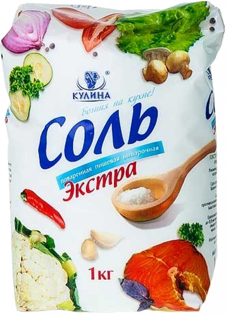 Соль ТМ Кулина средняя 1кг