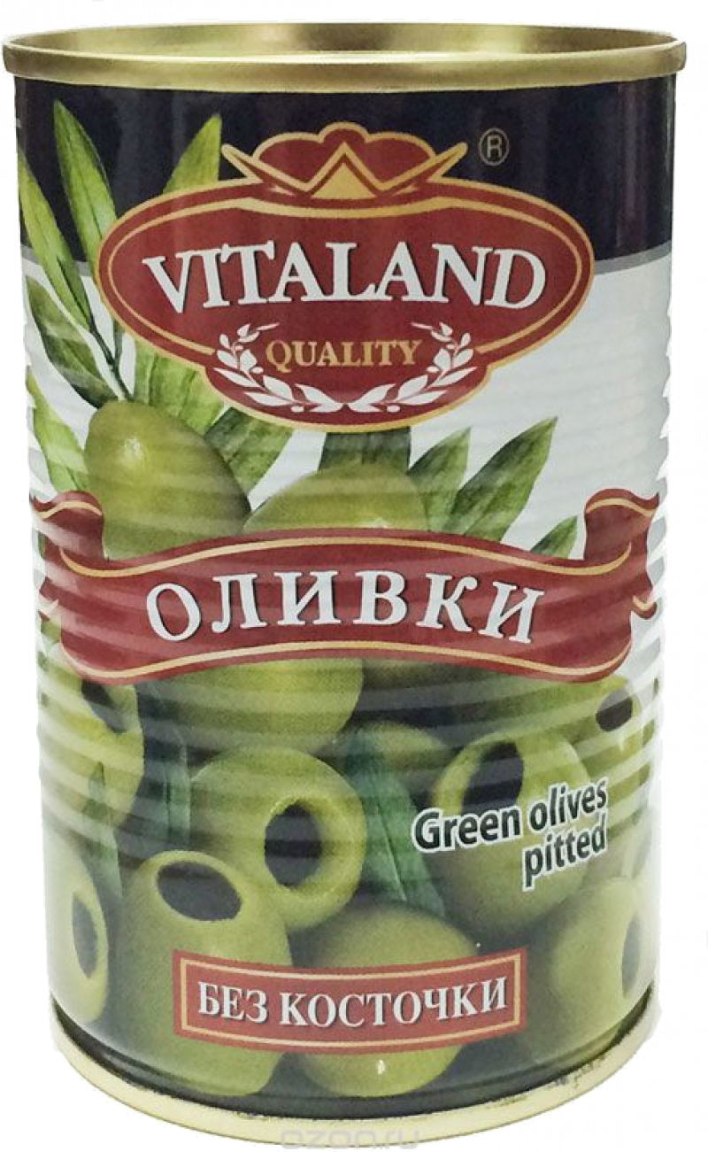 Оливки ТМ Vitaland без косточки 300мл