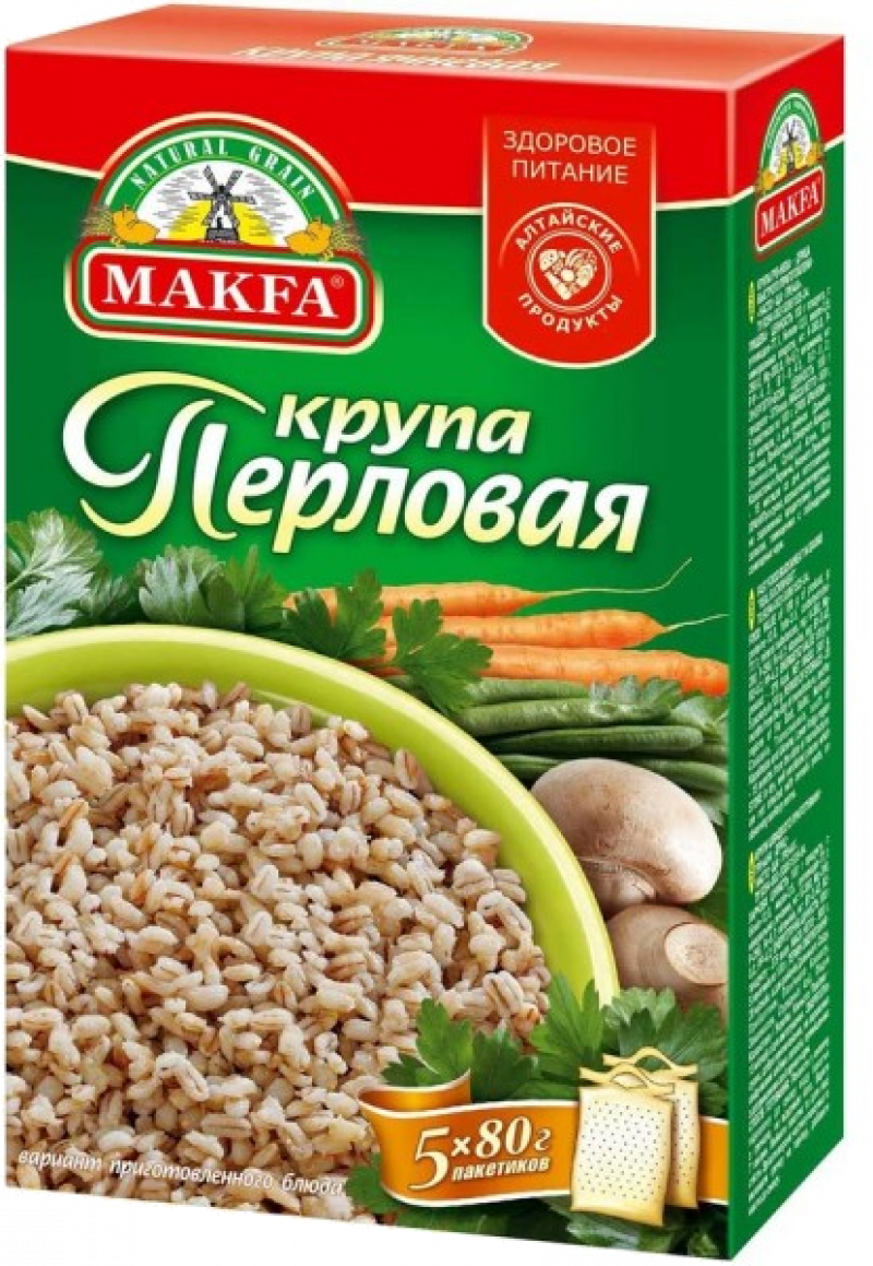 Крупа ТМ Макфа ячменная перловая 0,4кг