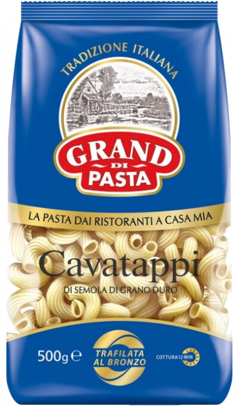 Макаронные изделия ТМ Grand di Pasta Витки (Cavatappi) 0.5кг