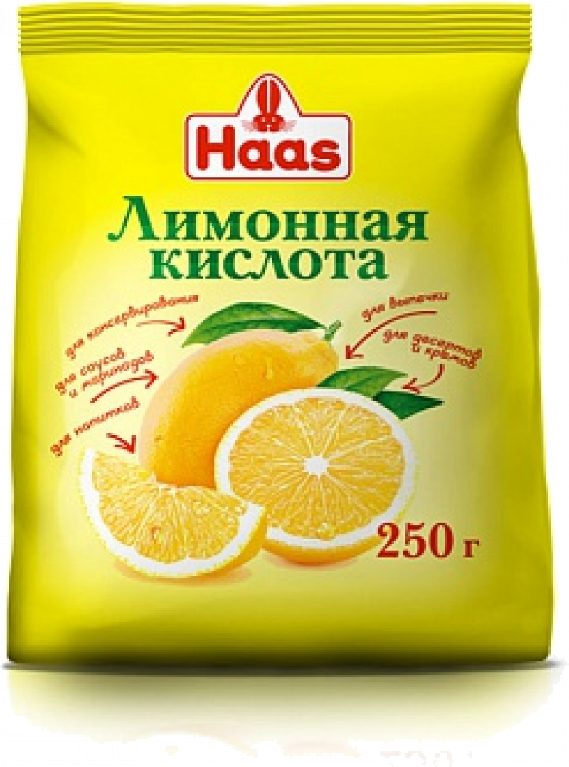 Лимонная кислота ТМ Haas 250г