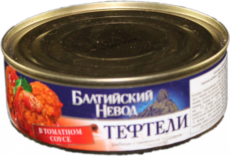Тефтели ТМ Балтийский невод рыбные с с овощами в томатном соусе 230мл