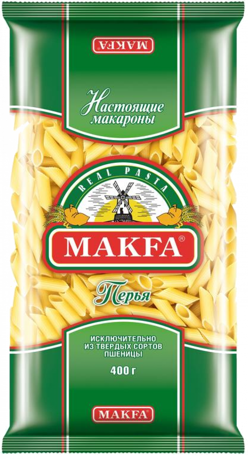 Макаронные изделия ТМ Макфа Перья Любительские 0,4кг