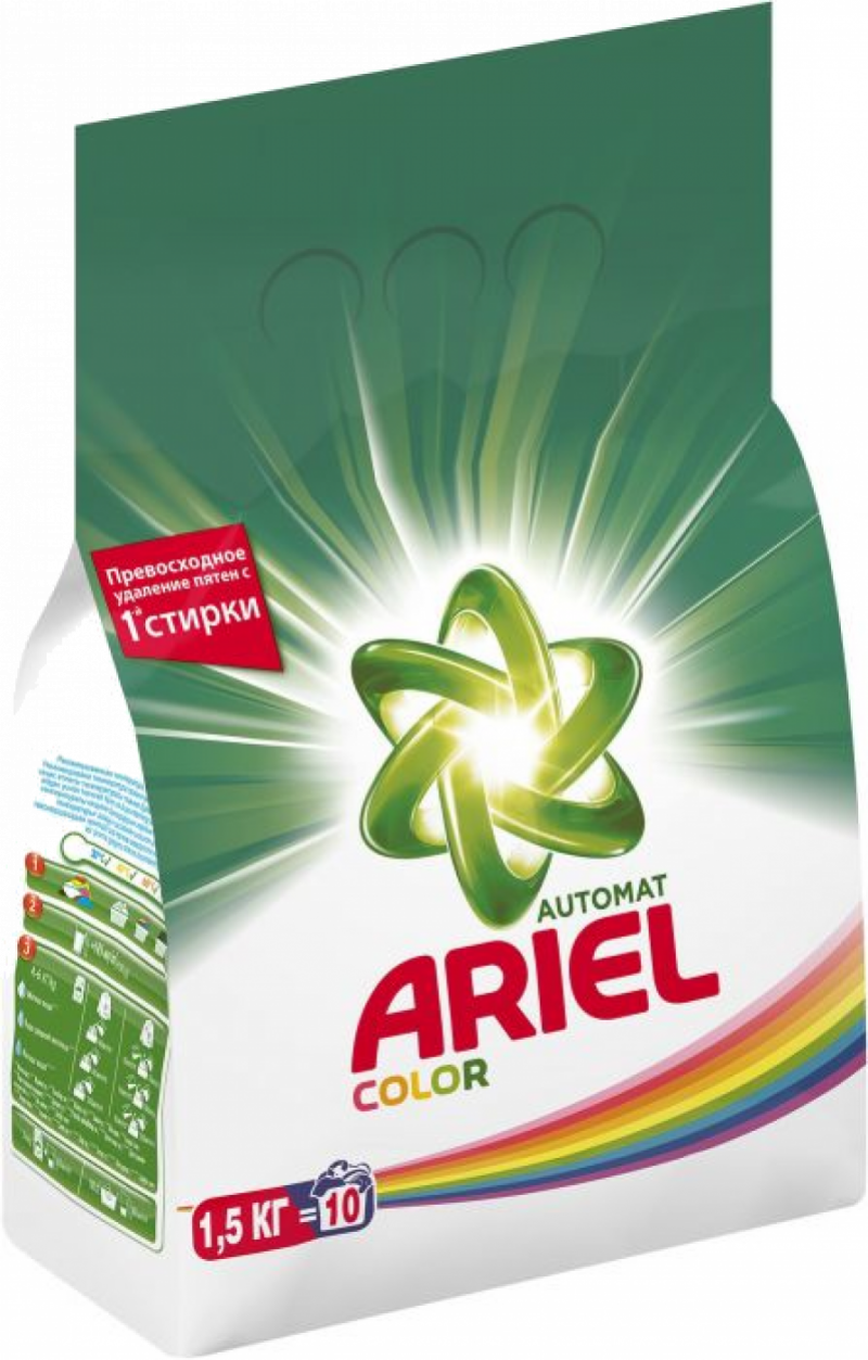 Порошок стиральный ТМ Ariel Avtomat Color 1,5кг
