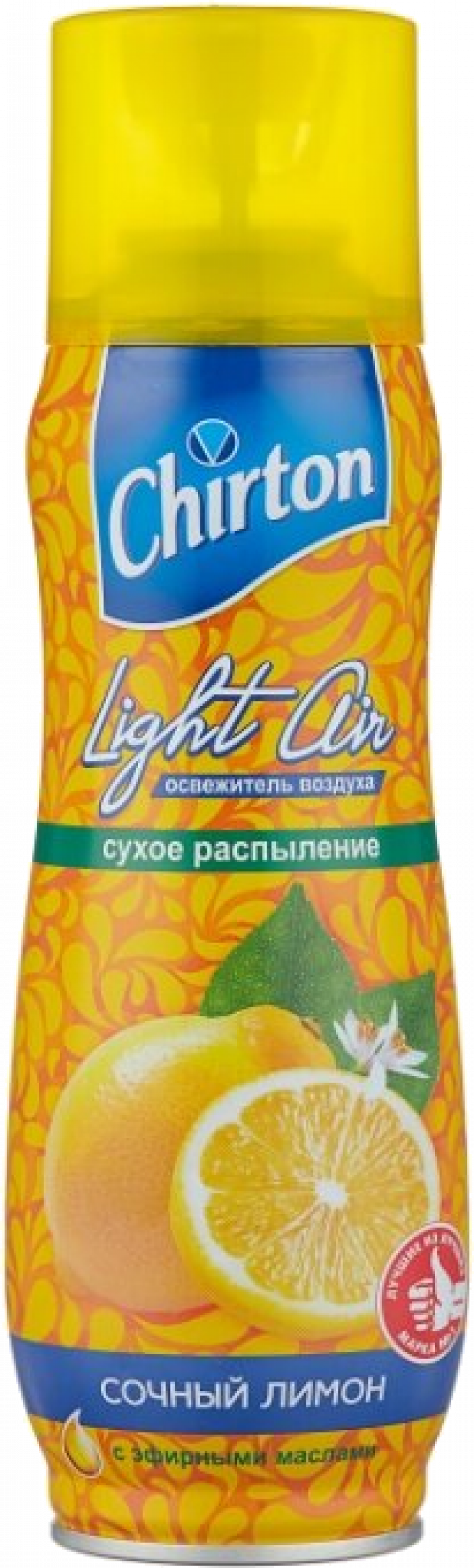 Освежитель воздуха ТМ Chirton Light Air сочный лимон 300мл