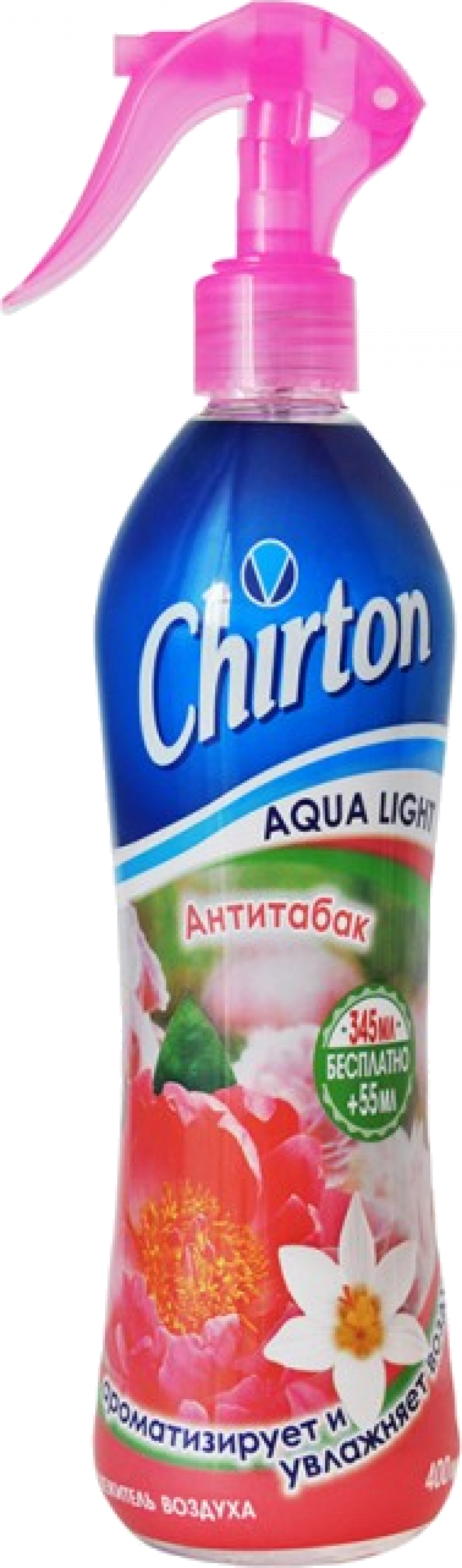 Освежитель воздуха ТМ Chirton Aqua Light анти табак 400мл