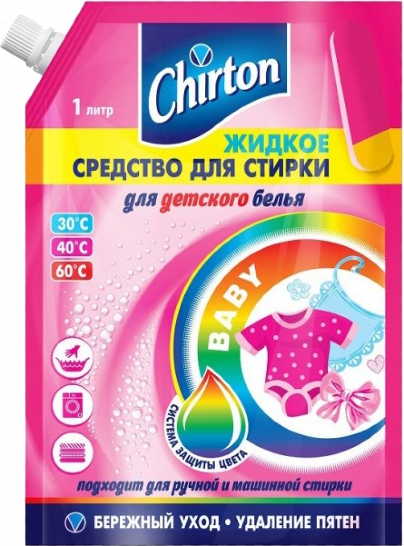 Жидкость для стирки ТМ Chirton Baby для детского белья 1л
