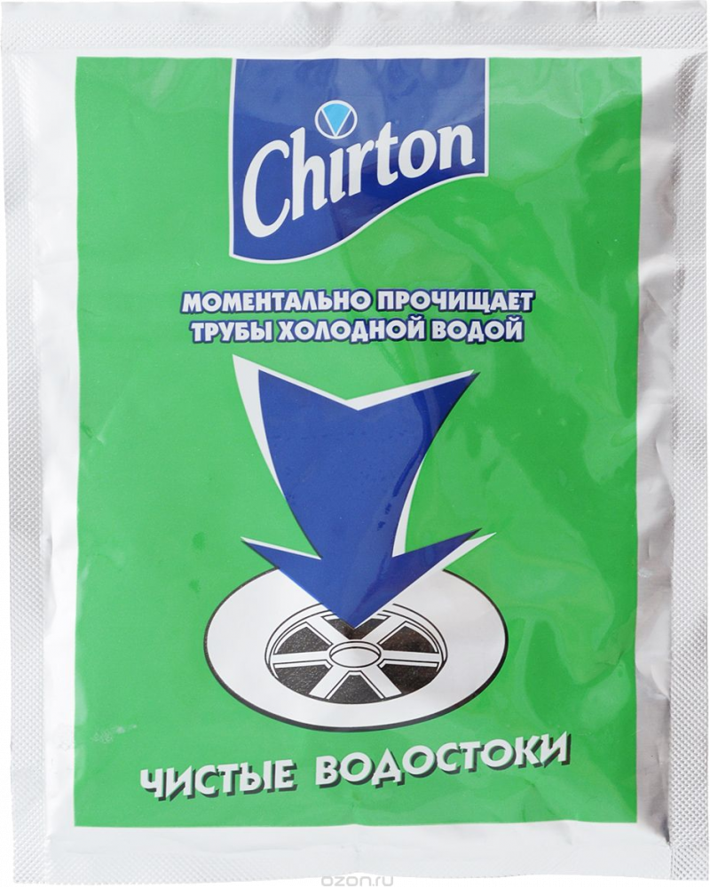 Средство для прочистки труб ТМ Chirton холодная вода 80г