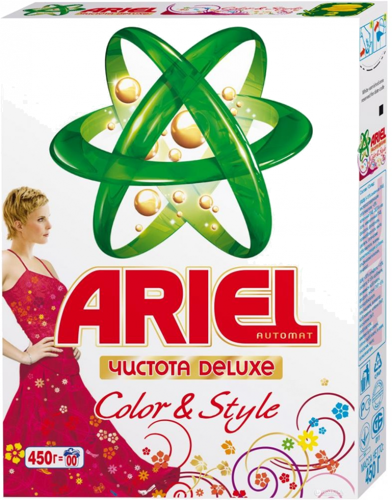 Порошок стиральный ТМ Ariel Avtomat Color 450г