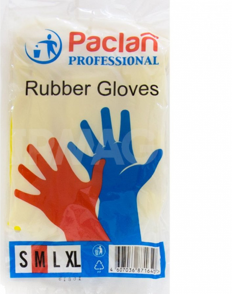 Перчатки ТМ Paclan professional резиновые (M)