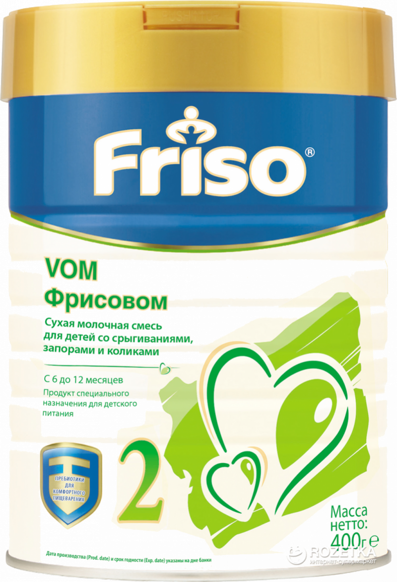 Сухая молочная смесь ТМ Friso VOM 2 с пребиотиками 400г