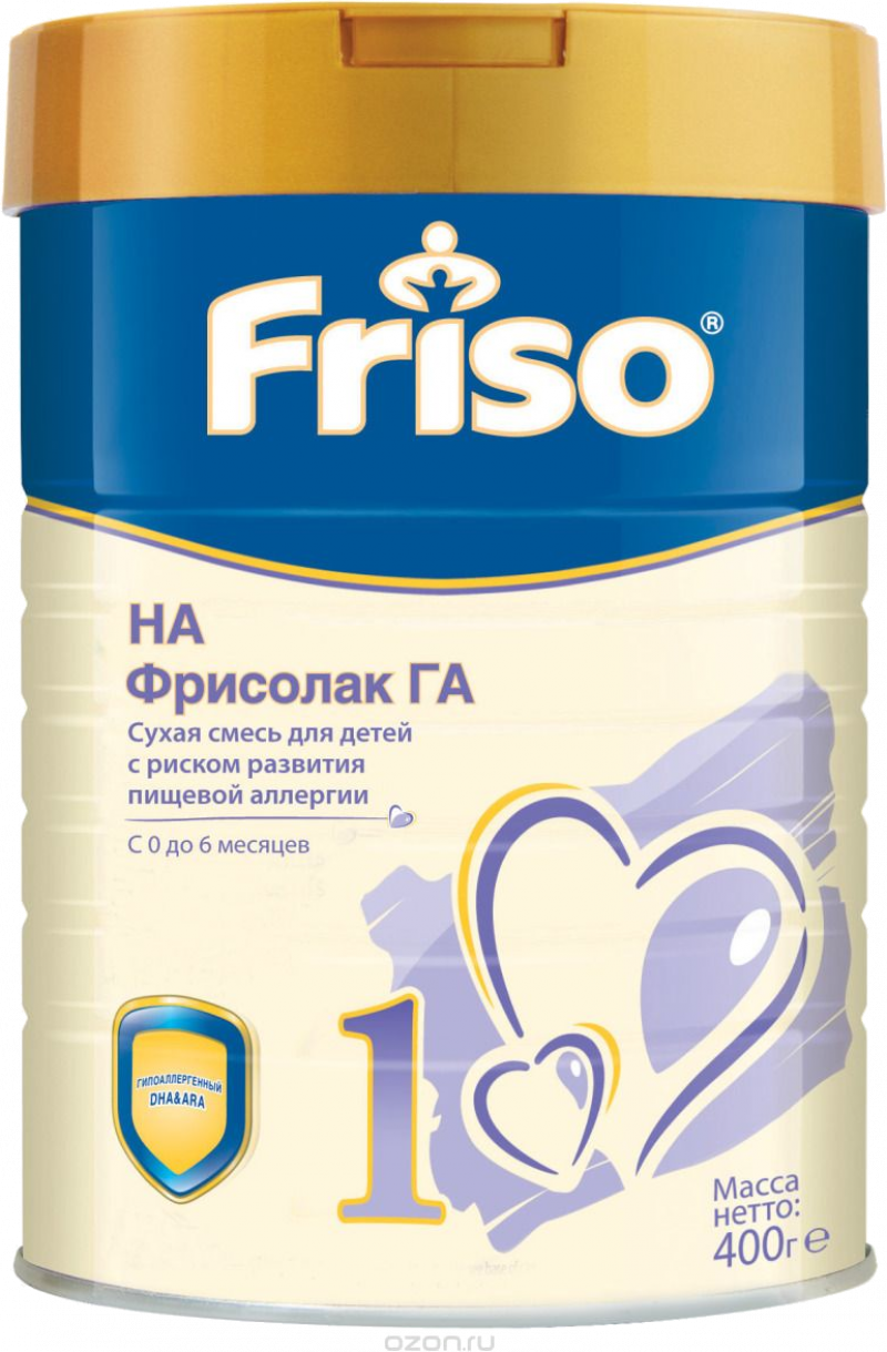 Сухая молочная смесь ТМ Friso Frisolac 1 Гипоаллергенный 400г