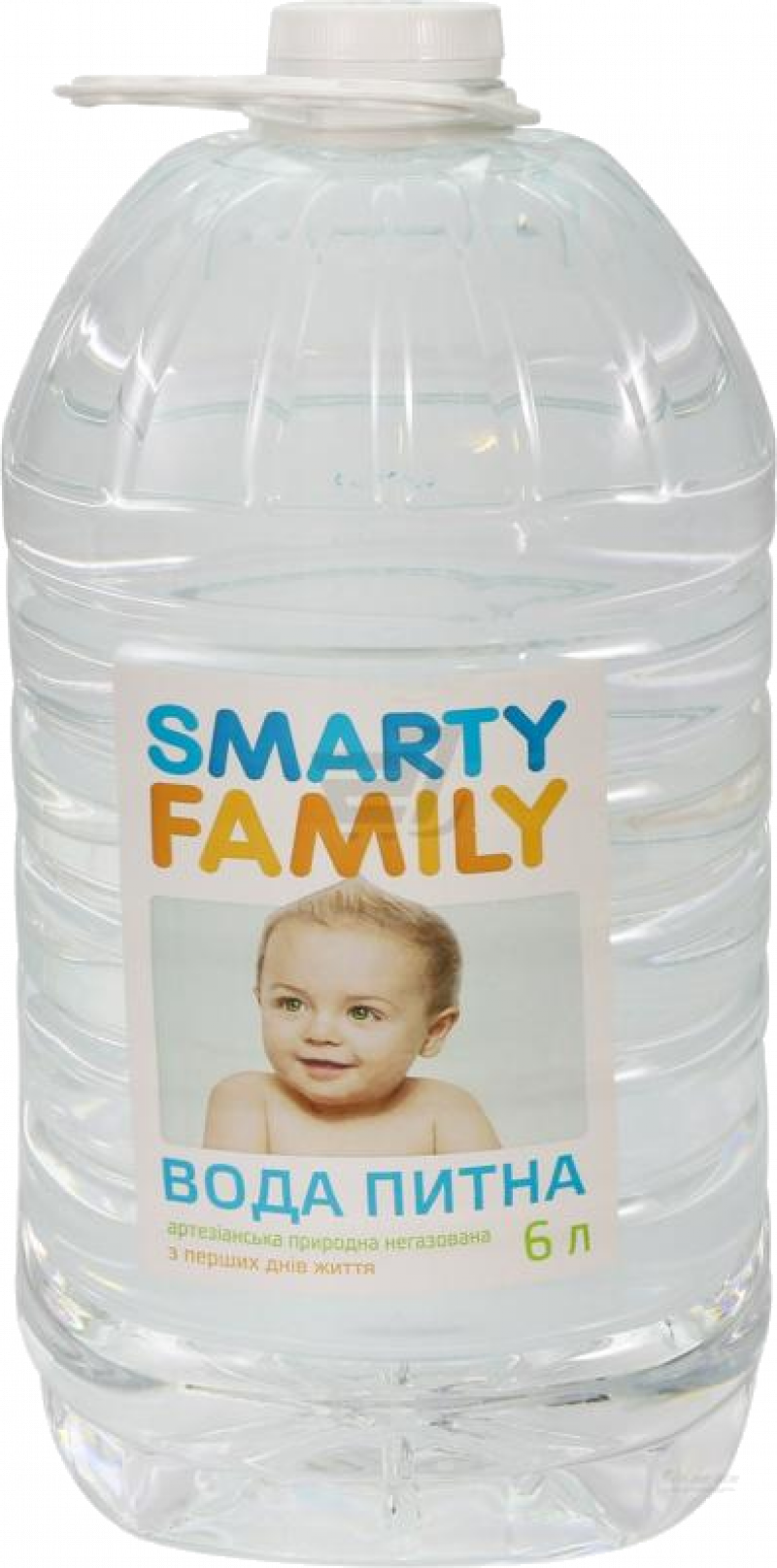 Вода ТМ Smarty Family питьевая для детского питания 6л