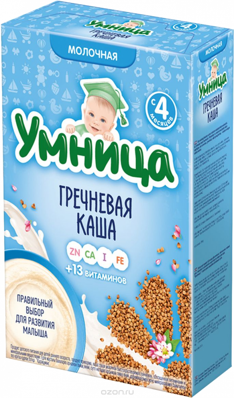 Каша молочная гречневая, 200 г (Умница)