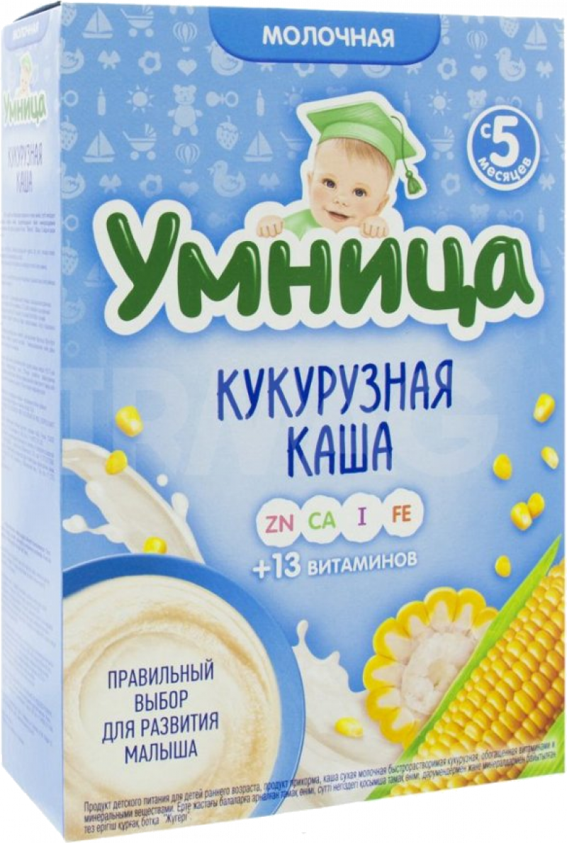 Каша молочная кукурузная, 200 г (Умница)