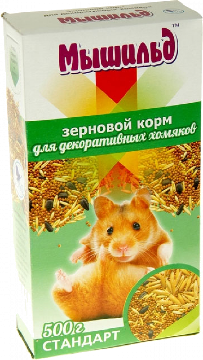 Зерновой корм ТМ Мышильд для декоративных хомяков Стандарт 0,5кг