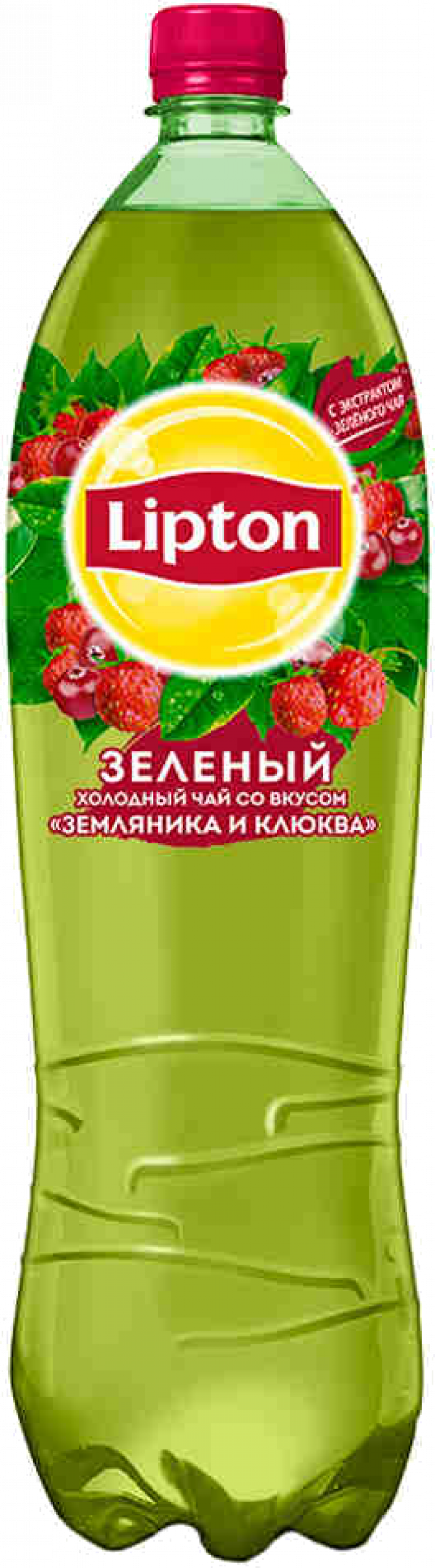 Чай ТМ Lipton Зеленый Земляника и Клюква 1л