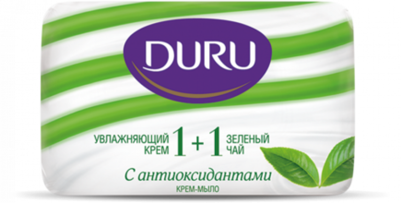 Мыло ТМ Duru 1+1 зеленый чай 80г