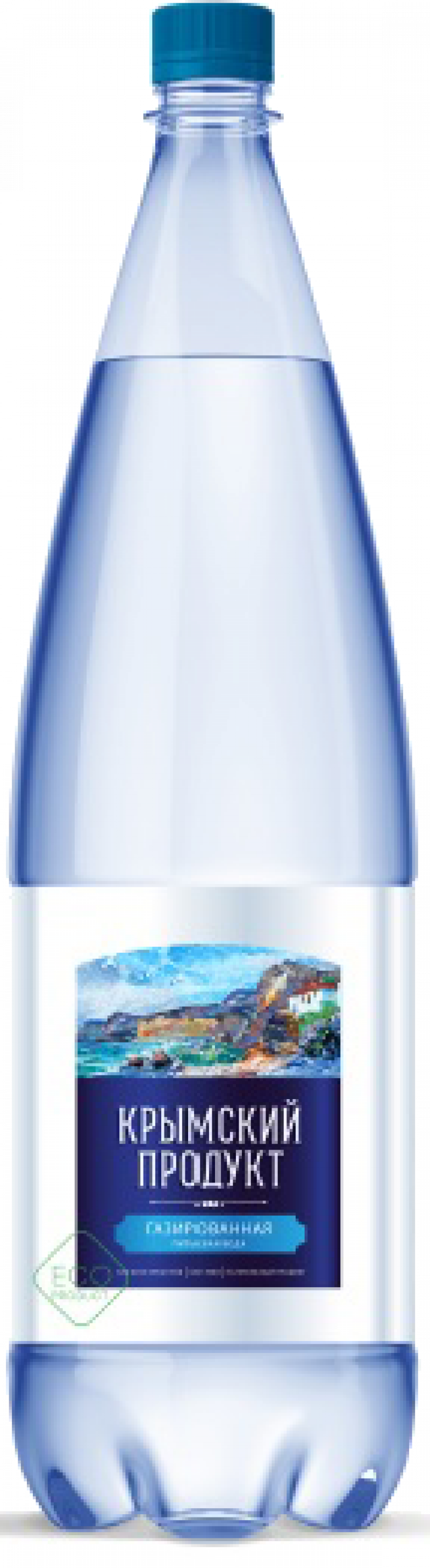Вода ТМ Крымский продукт питьевая газированная 0,5л
