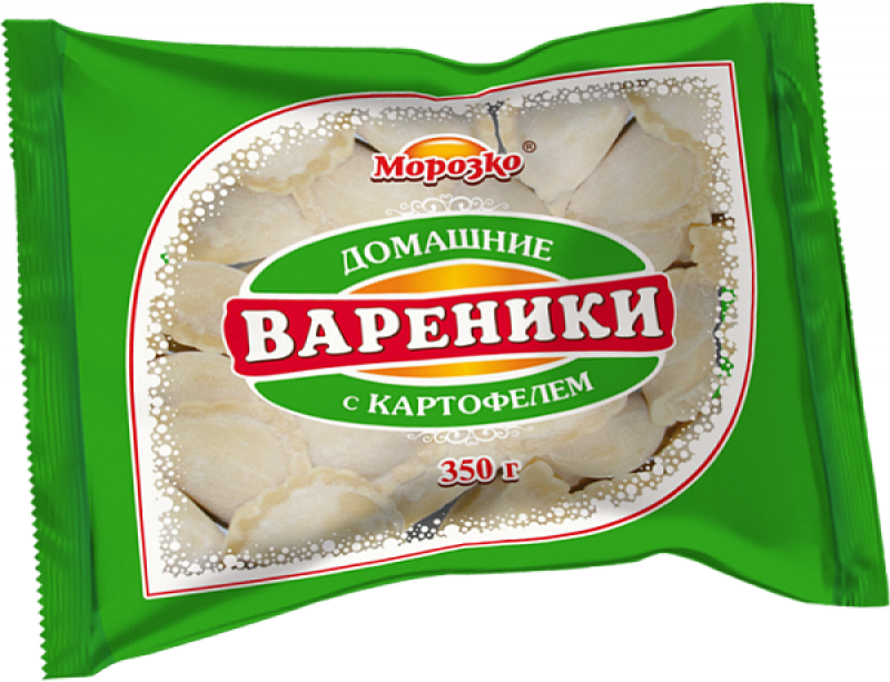 Вареники ТМ Морозко с картофелем Домашние 0,35кг
