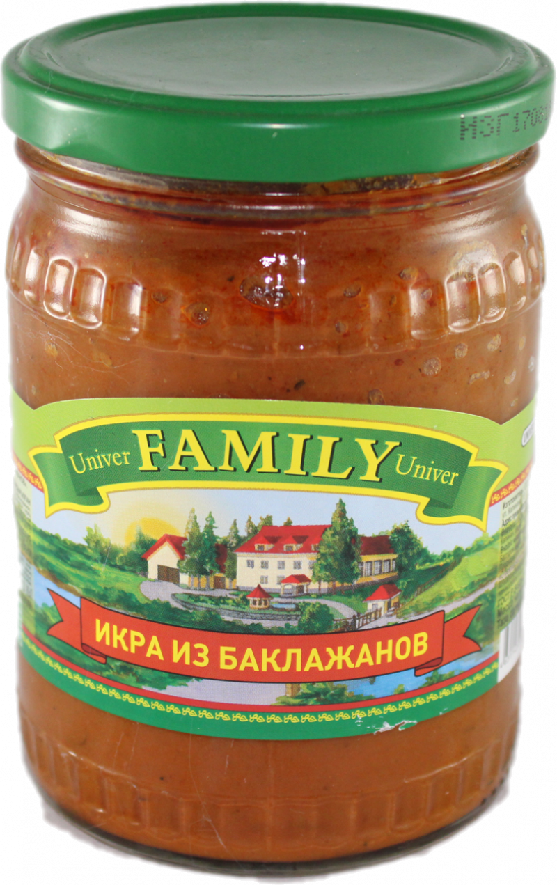 Икра ТМ FAMILY из баклажанов 510мл