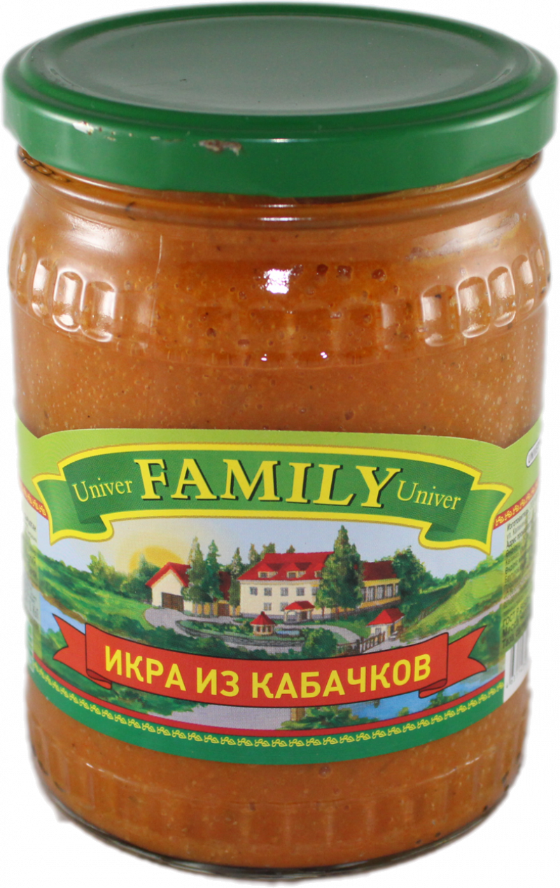 Икра ТМ FAMILY из кабачков 510мл