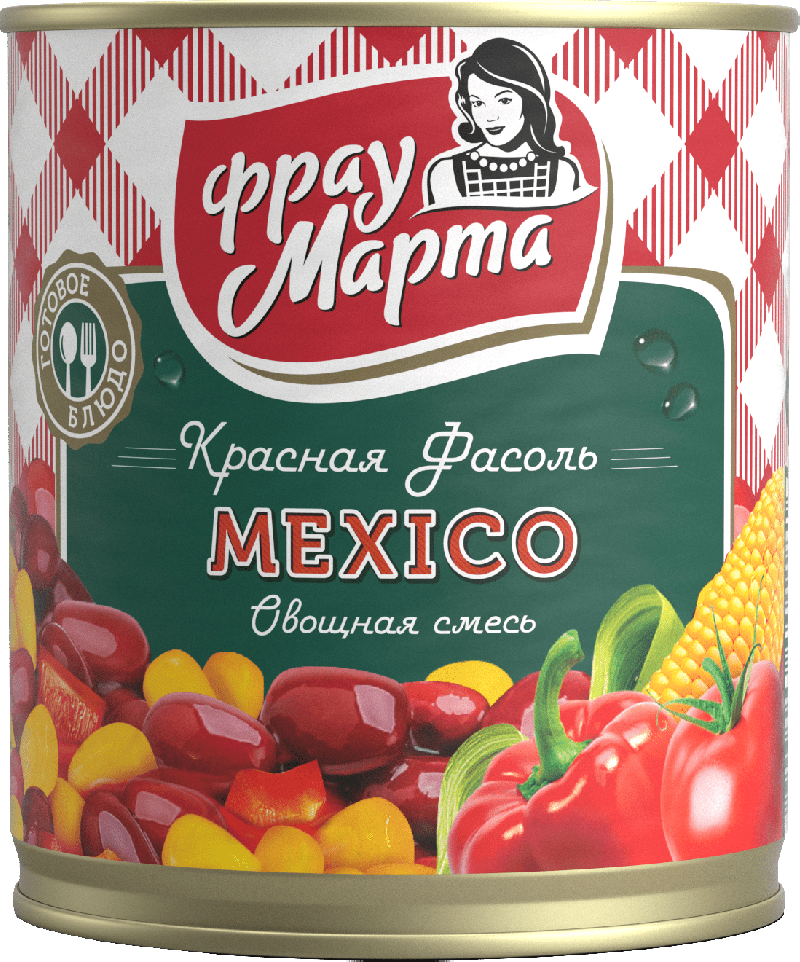 Овощная смесь ТМ Фрау Марта в томатном соусе мексико 310г