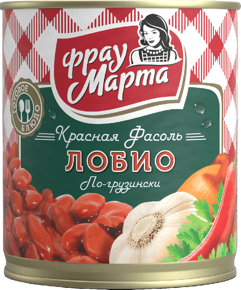 Фасоль ТМ Фрау Марта лобио 310г