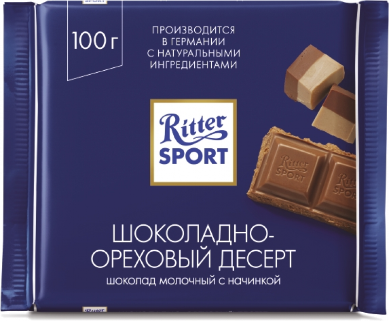 Шоколад ТМ Ritter Sport молочный пралине 100г