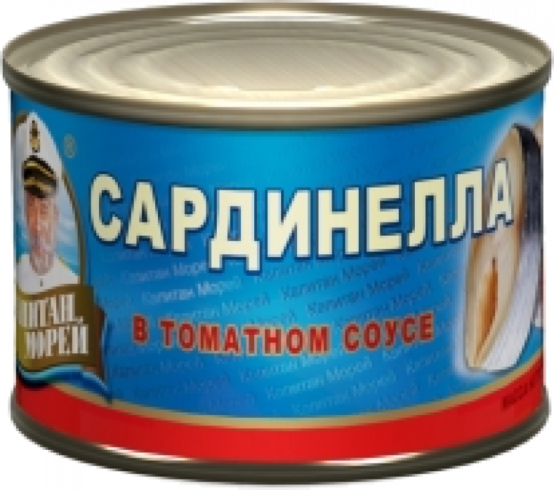 Сардинелла ТМ Капитан Морей в томатном соусе 250г