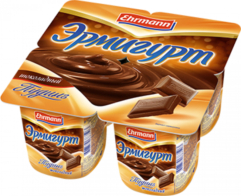 Пудинг ТМ Эрмигурт Шоколад 3,2% (1 штука) 100г