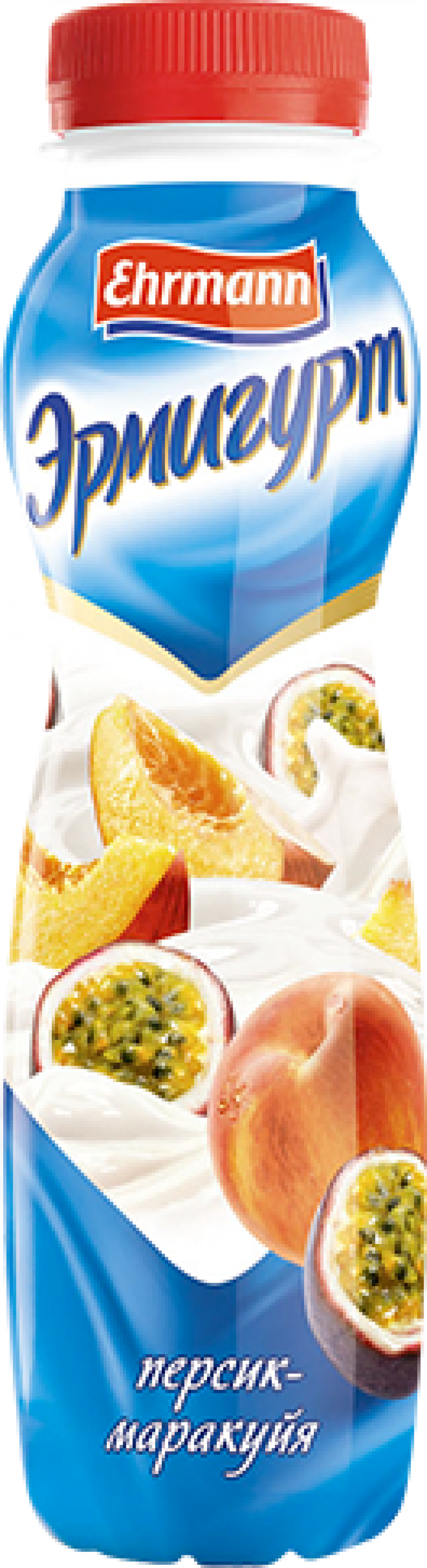 Йогурт ТМ Эрмигурт питьевой Персик-Маракуйя 1,2% 290г