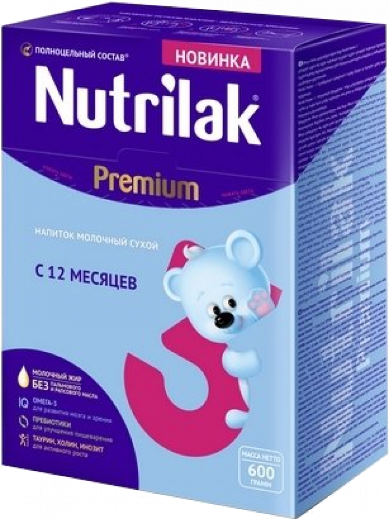 Смесь Nutrilak (InfaPrim) Premium 3 (старше 12 месяцев) 600г