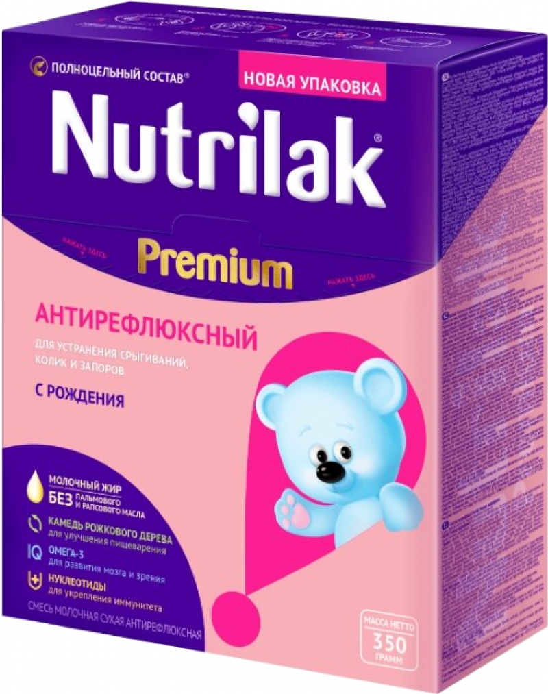 Смесь Nutrilak (InfaPrim) Premium антирефлюксный (с рождения) 350г