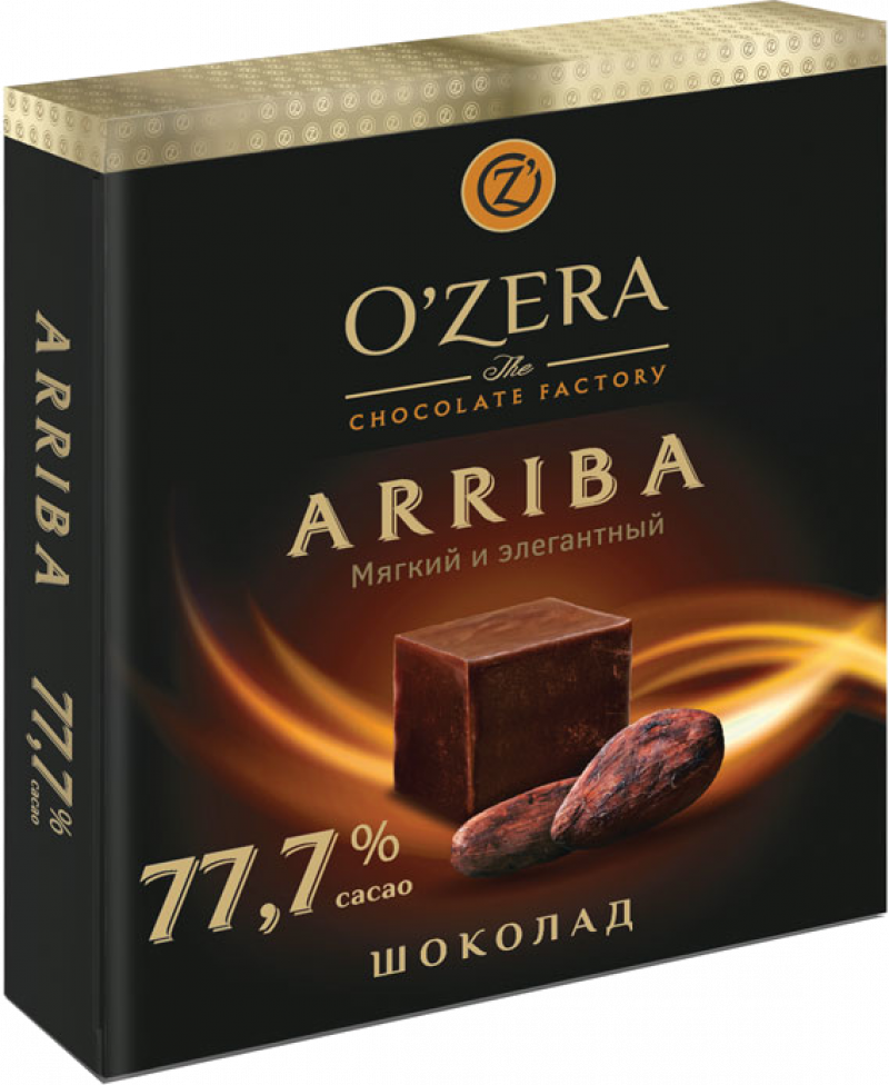 Шоколад ТМ OZera Arriba 77.7% 90г