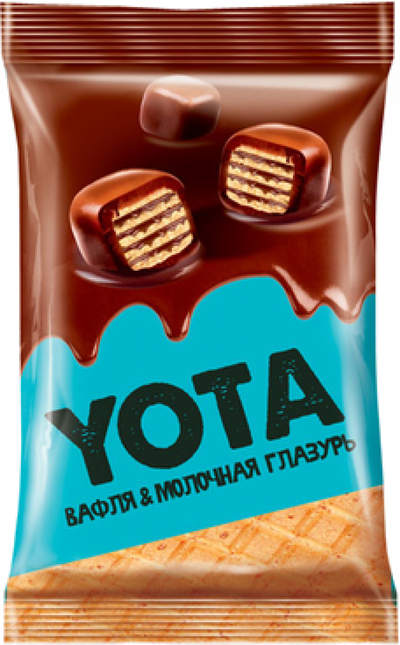 Вафля ТМ Yota в молочно-шоколадной глазури 40г