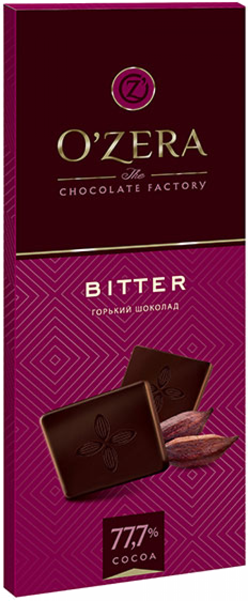 Шоколад ТМ OZera Bitter 77,7% 90г